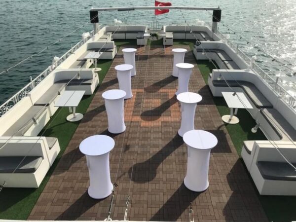 36 metre 180 kişi Boğazda Kiralık Davet Gemisi-5 34 metre 180 kişi Boğazda Kiralık Davet Gemisi