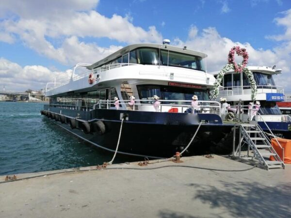 36-meter, 220-person capacity charter cruise ship for the Bosphorus.