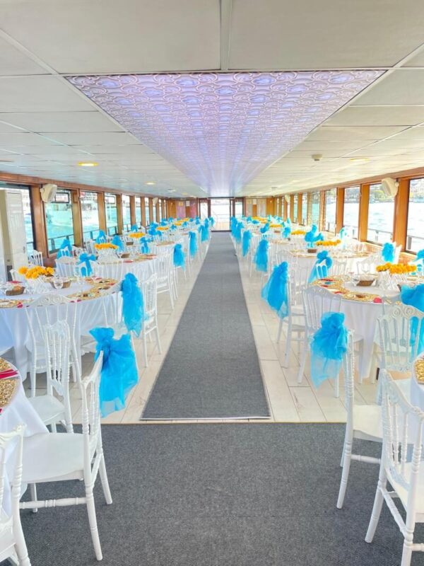 36-meter, 220-person capacity dinner cruise ship for the Bosphorus